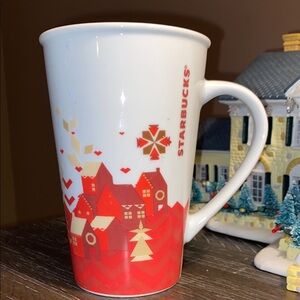Starbucks coffee mug LARGE holiday coffee cup excellent ☕️ 22oz ounces Christmas